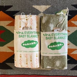 Super soft eco friendly organic everything baby blankets
